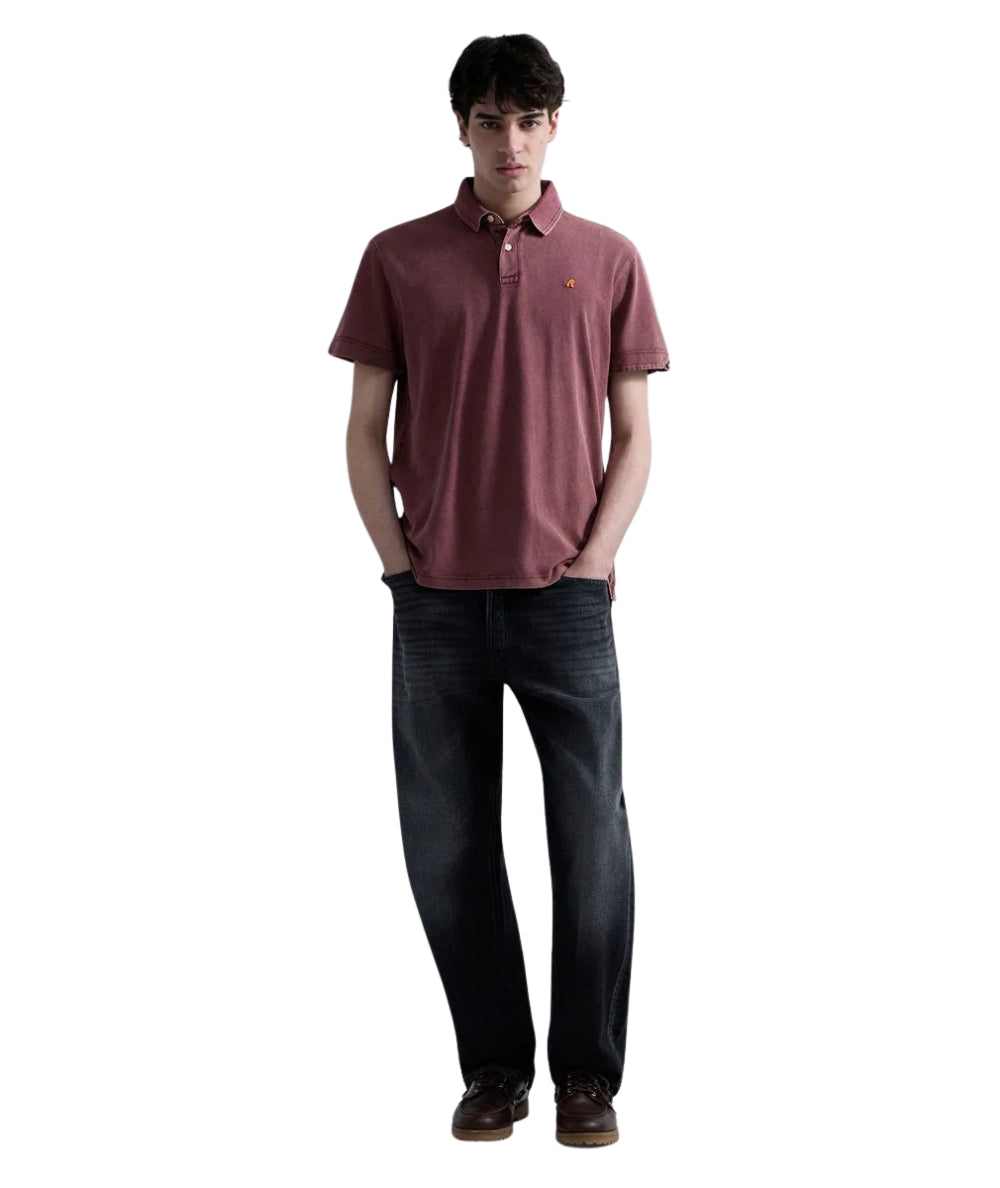 Replay Polo in Cotone Piquet M3431A.000.22696M Marrone