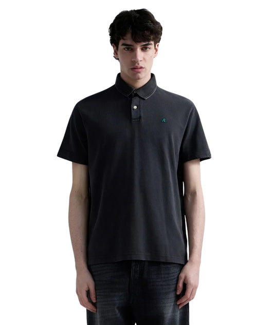 Replay Polo in Cotone Piquet M3431A.000.22696M Nero