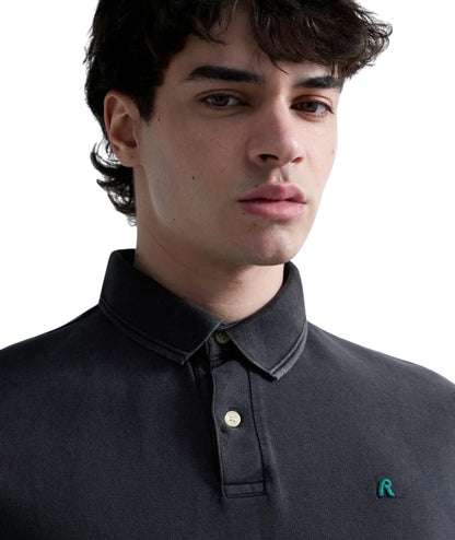 Replay Polo in Cotone Piquet M3431A.000.22696M Nero