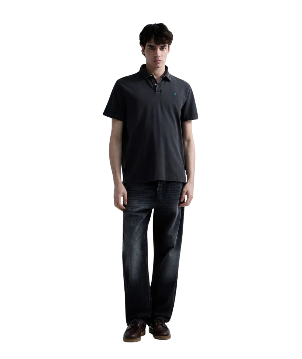 Replay Polo in Cotone Piquet M3431A.000.22696M Nero