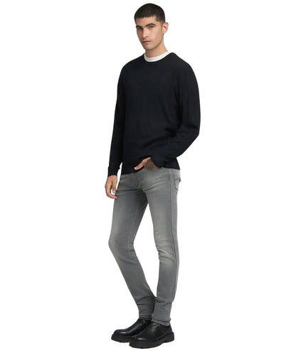 Replay Pullover Girocollo Misto Lana UK4854.000.G21901 Nero