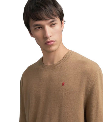 Replay Pullover Girocollo  UK4852.000.G22726S Cammello