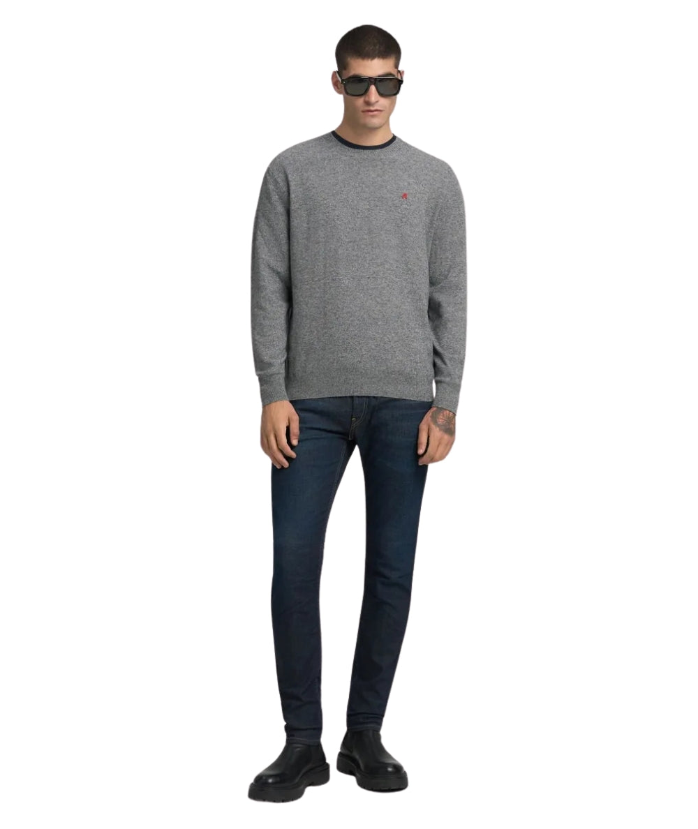 Replay Pullover Girocollo  UK4852.000.G22726S Grigio