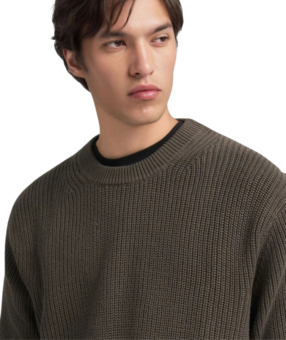 Replay Pullover Girocollo a Costine UK4722.000.G23788 Verde