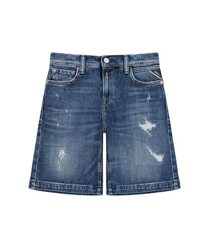 Replay & Sons Bermuda Cinque Tasche in Denim SB9555.050.915408 Denim Medio