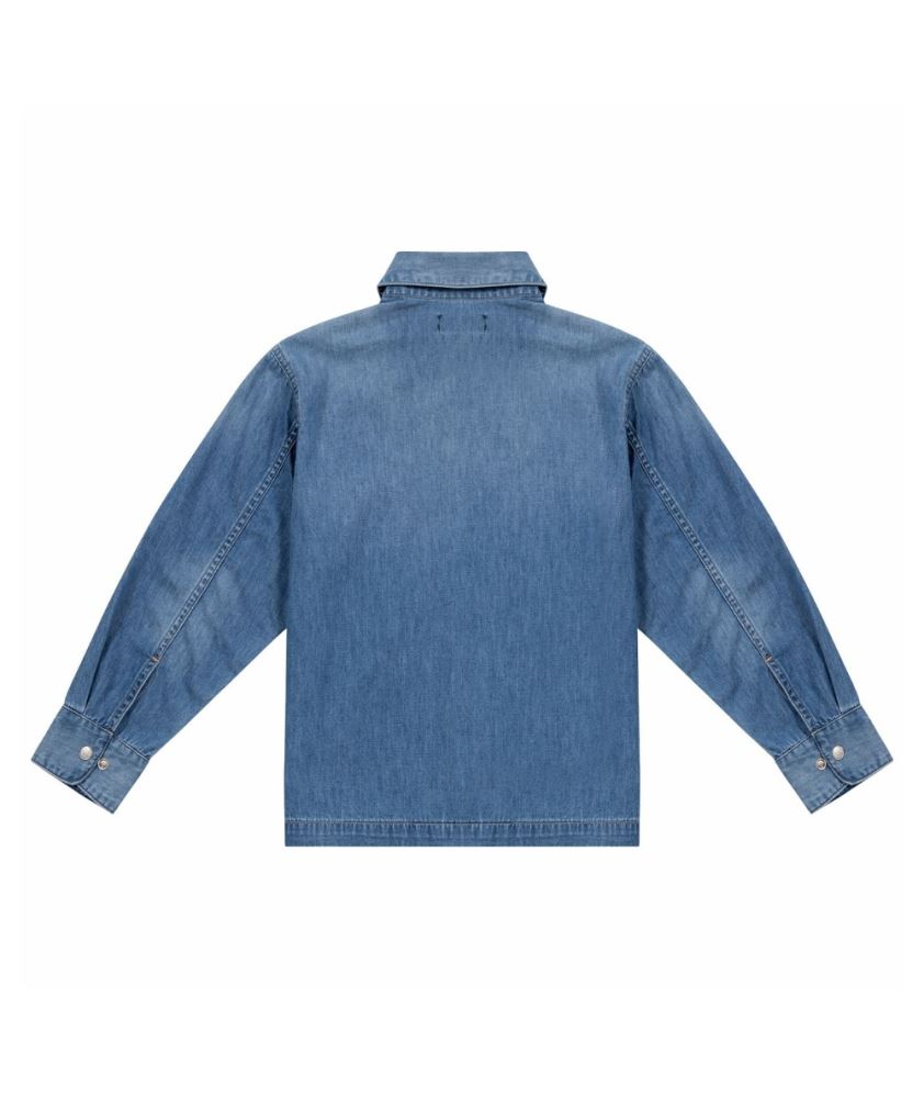 Replay & Sons Camicia Over in Denim SB1128.000.770410 Azzurro