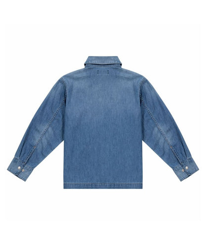 Replay & Sons Camicia Over in Denim SB1128.000.770410 Azzurro