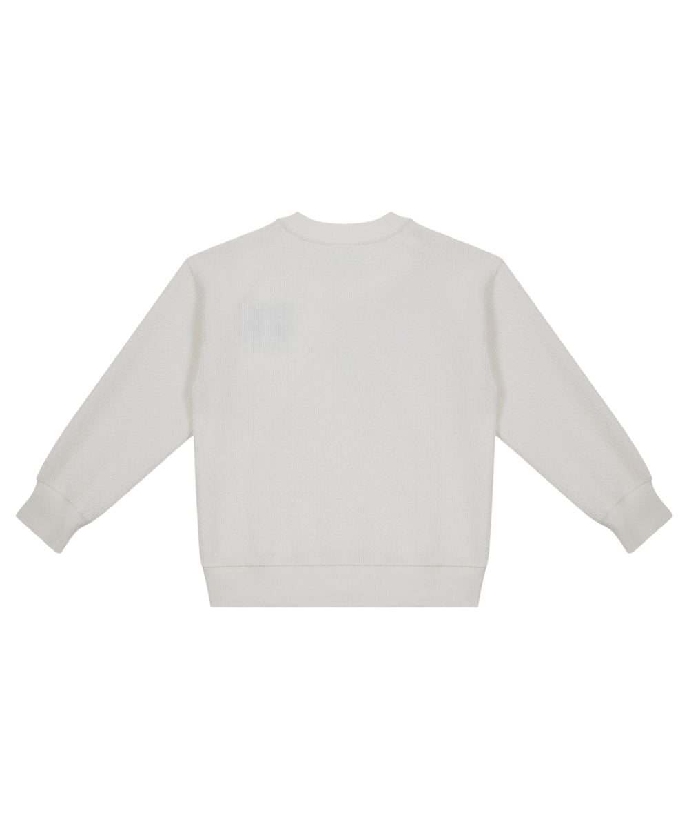 Replay & Sons Felpa Girocollo con Scritta SB2074.052.24076 Bianco