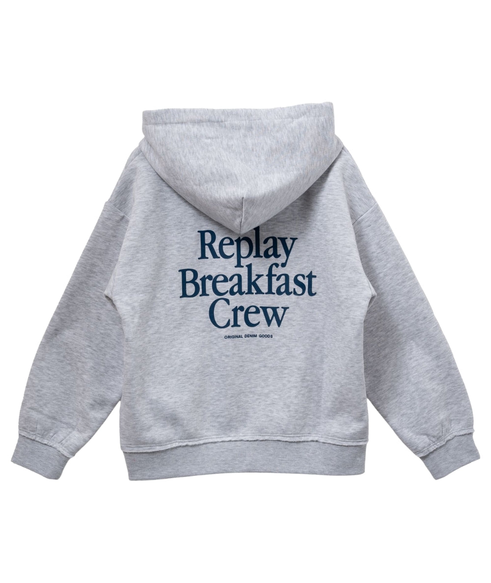 Replay & Sons Felpa con Cappuccio SG2441.050.23706 Grigio Melange