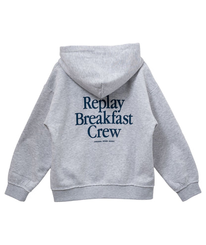 Replay & Sons Felpa con Cappuccio SG2441.050.23706 Grigio Melange