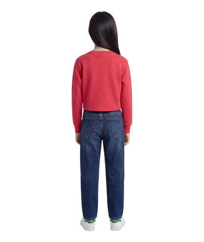 Replay & Sons Felpa con Logo in Misto Cotone SG2136.051.24078 Rosso