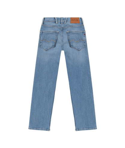 Replay & Sons Jeans Cinque Tasche in Cotone Jakors SB9117.052.573404 Denim Chiaro