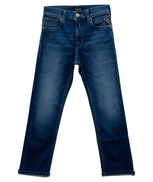 Replay & Sons Jeans Thad Boyfit SB9008.072.661339 Blu Medio