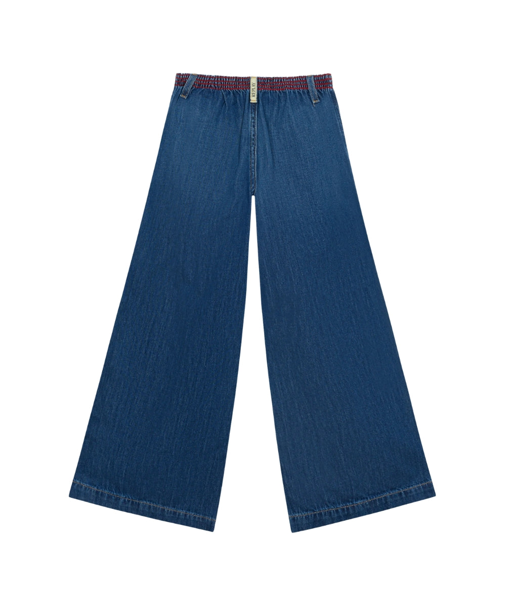 Replay & Sons Jeans Wide Leg in Denim Aidyna SG9457.050.898460 Denim Scuro