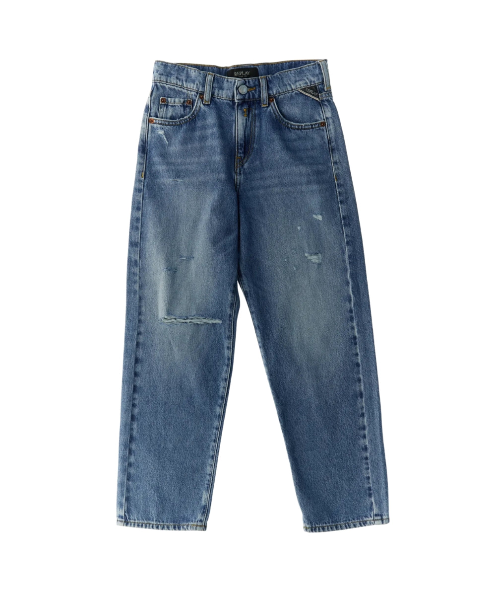 Replay & Sons Jeans cinque tasche in cotone SB9Z1.057.830403 Denim Chiaro