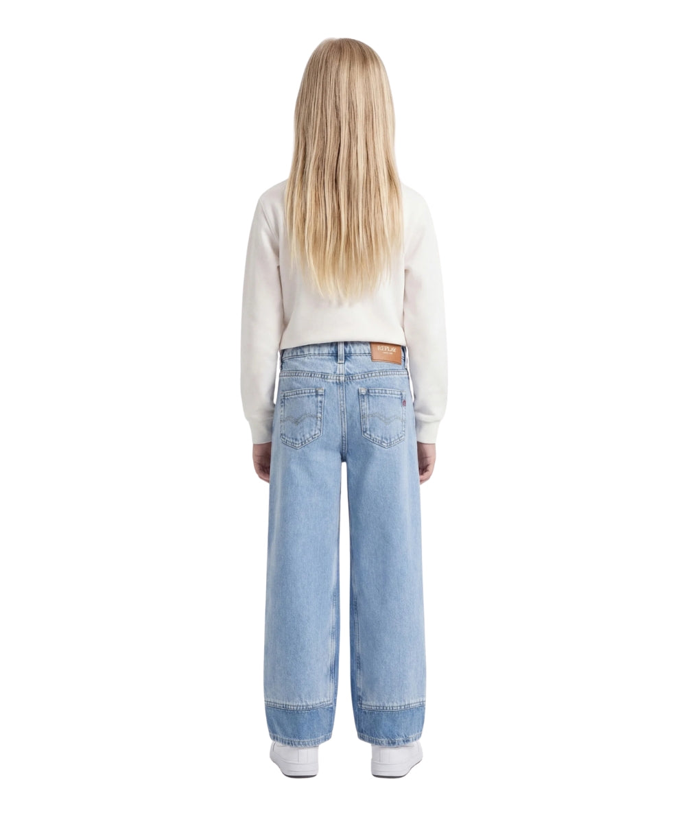 Replay & Sons Jeans con Tasche in cotone Cripy SG9462.050.762461 Denim Chiaro