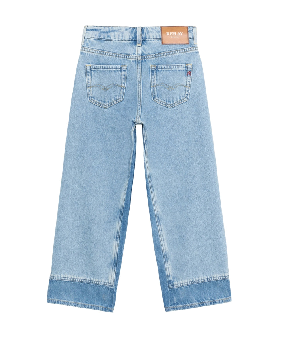Replay & Sons Jeans con Tasche in cotone Cripy SG9462.050.762461 Denim Chiaro