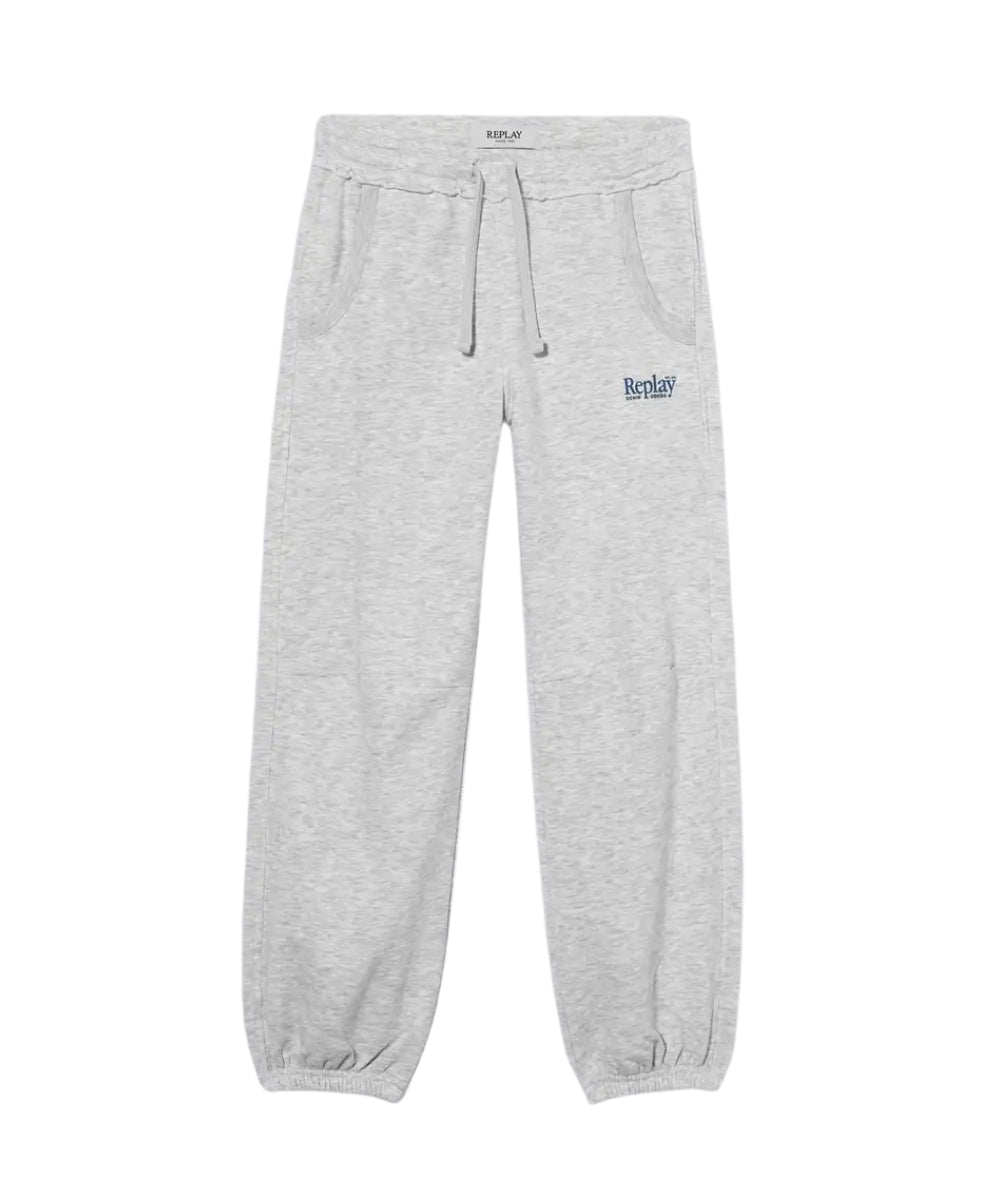 Replay & Sons Pantalone in Felpa SG9441.050.23706 Grigio Melange