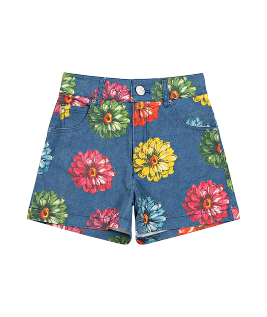 Replay & Sons Short con Fantasia Floreale in Gabardina SG9658.050.751263 Multicolore