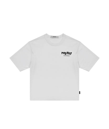 Replay & Sons T-shirt con Grafiche in Cotone SB7354.052.2660 Bianco