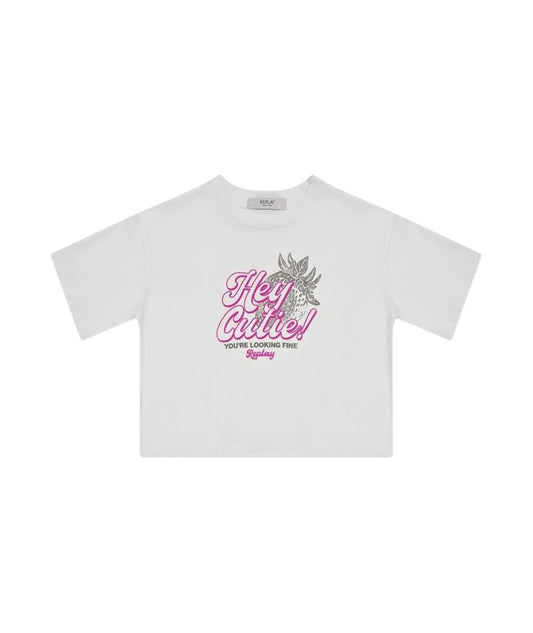 Replay & Sons T-shirt con Grafiche in Jersey SG7515.053.2660 Bianco