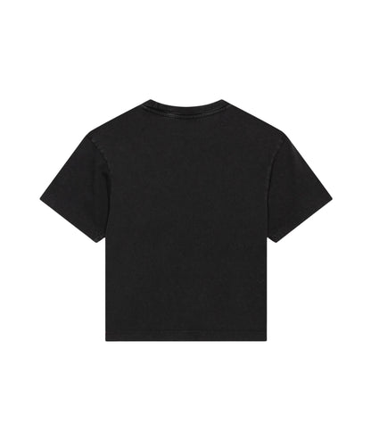 Replay & Sons T-shirt con Stampa in Cotone SB7358.052.2660M Nero Lavagna