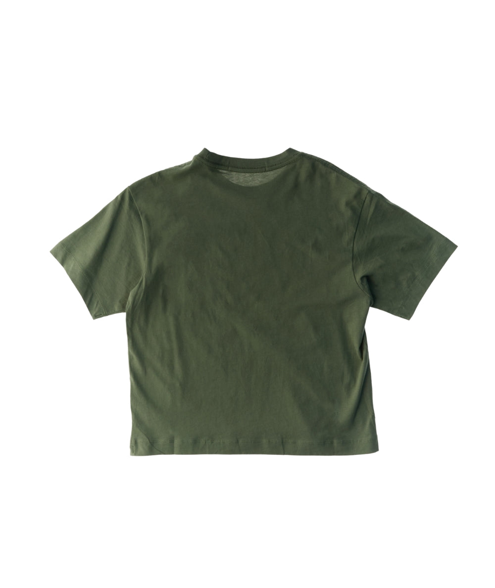 Replay & Sons T-shirt con logo in Cotone Girocollo SB7356.055.2660 Verde Oliva
