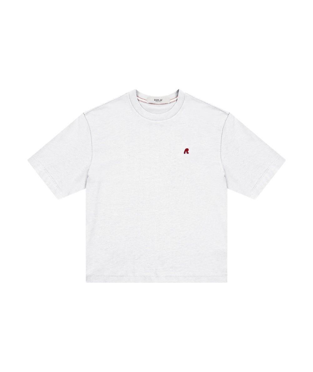 Replay & Sons T-shirt con logo in Cotone SB7356.055.2660 Bianco