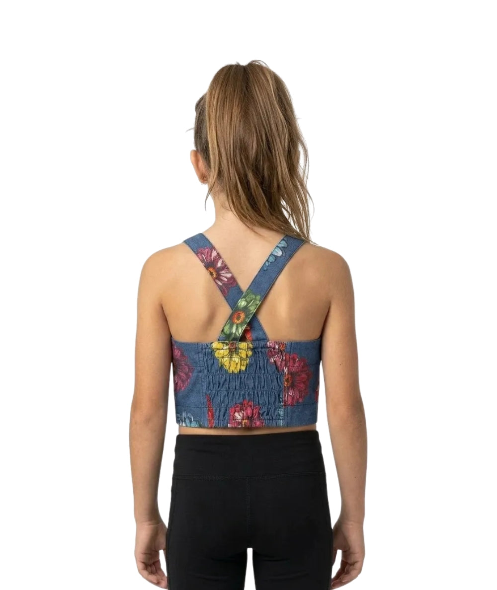 Replay & Sons Top Cropped in Fantasia Floreale SG1720.050.75123 Multicolore