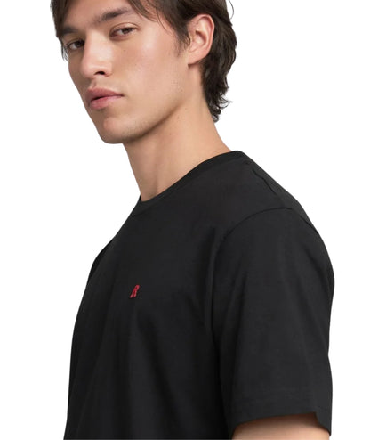 Replay T-shirt MM in Jersey con Ricamo M3015.000.2660 Nero