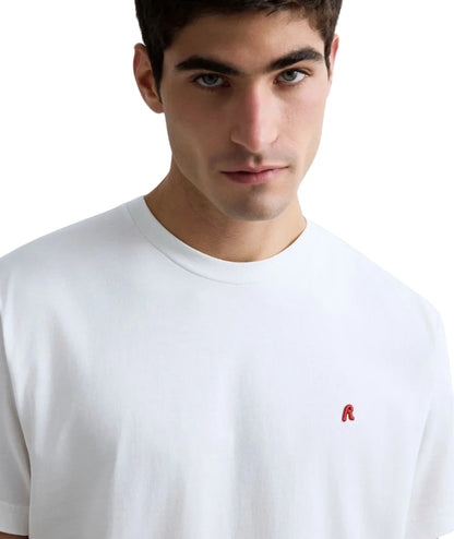 Replay T-shirt in Cotone a Girocollo M3015.000.2660 Bianco