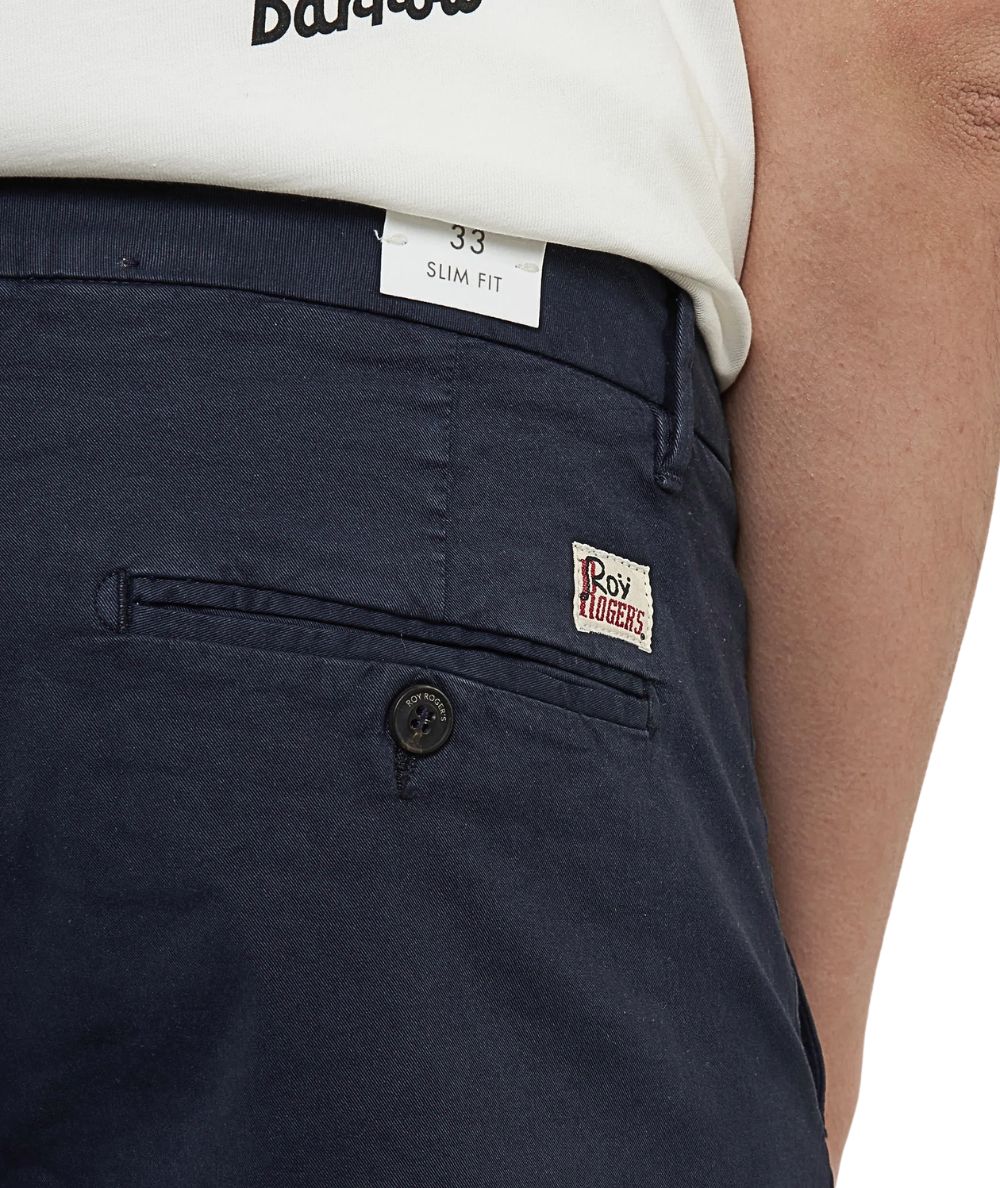 Roy Roger's Bermuda Slim New Rolf P20RRU087C9250112 Blu Navy
