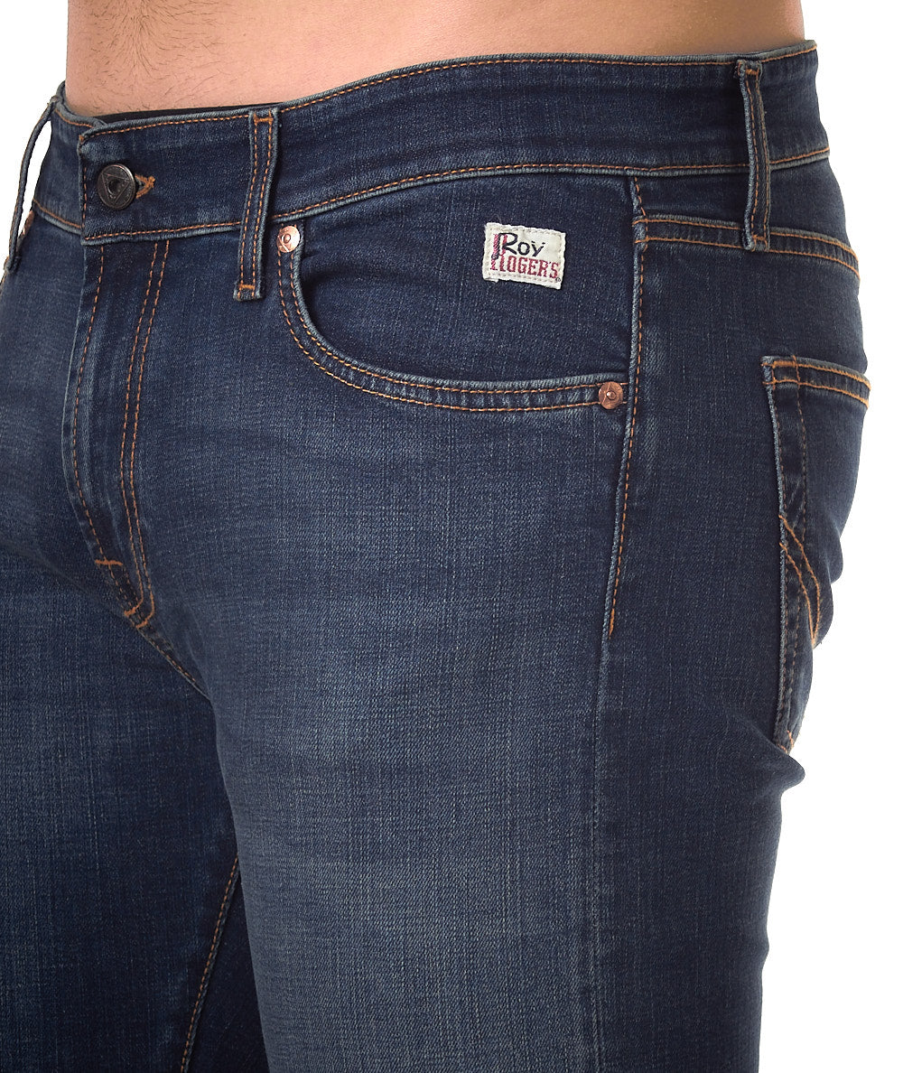 Roy Roger's Jeans 517 Denim Elasticizzato Carlin RRU075D0210005 Blu