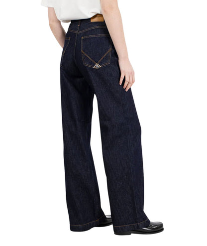 Roy Roger's Jeans Marta a Palazzo in Denim Rinse RND091D6850021