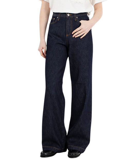 Roy Roger's Jeans Marta a Palazzo in Denim Rinse RND091D6850021