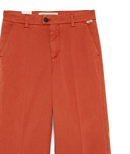 Roy Roger's  Pant Chino Lais Cotone Lyocell RND041P3810127 Arancione