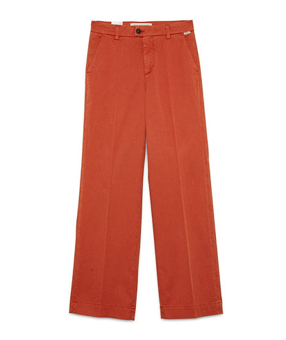 Roy Roger's  Pant Chino Lais Cotone Lyocell RND041P3810127 Arancione