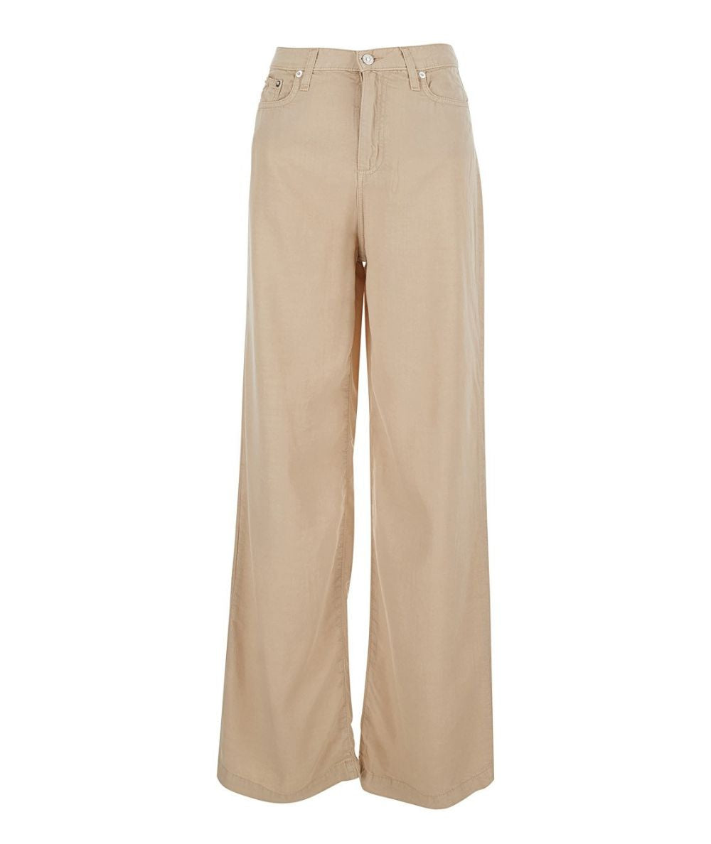 Roy Roger's Pantalone a Palazzo Marta RND091CR560569 Beige Sabbia