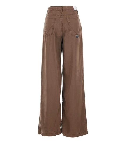 Roy Roger's Pantalone a Palazzo Marta RND091CR560569 Marrone