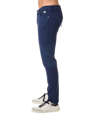 Roy Roger's  Pantaloni 517 Plain Drill Crow RRU089P0370127.C0011 Blu Royal