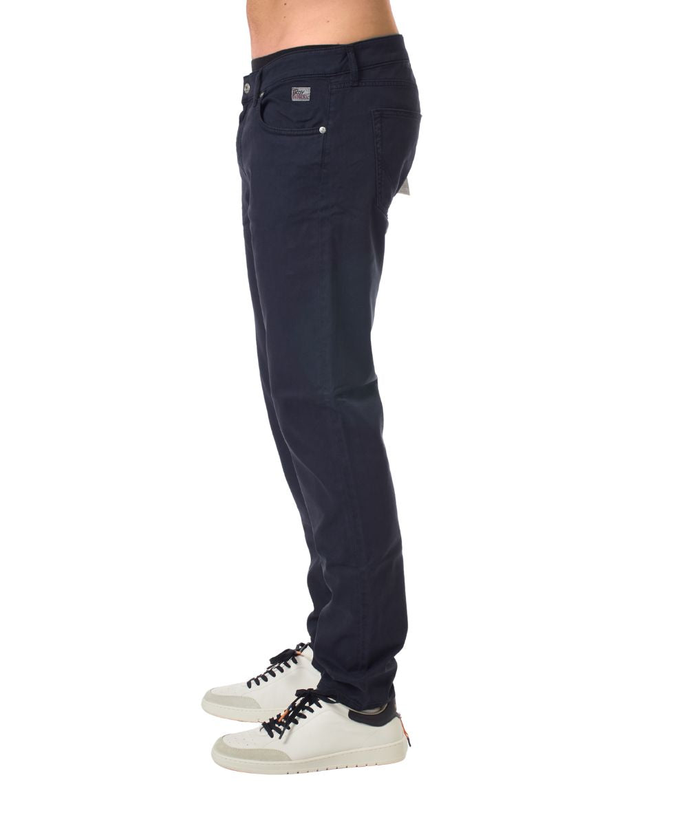 Roy Roger's Pants 517 Plain Drill Crow RRU089P0370127 Navy Blue