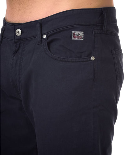Roy Roger's Pants 517 Plain Drill Crow RRU089P0370127 Navy Blue