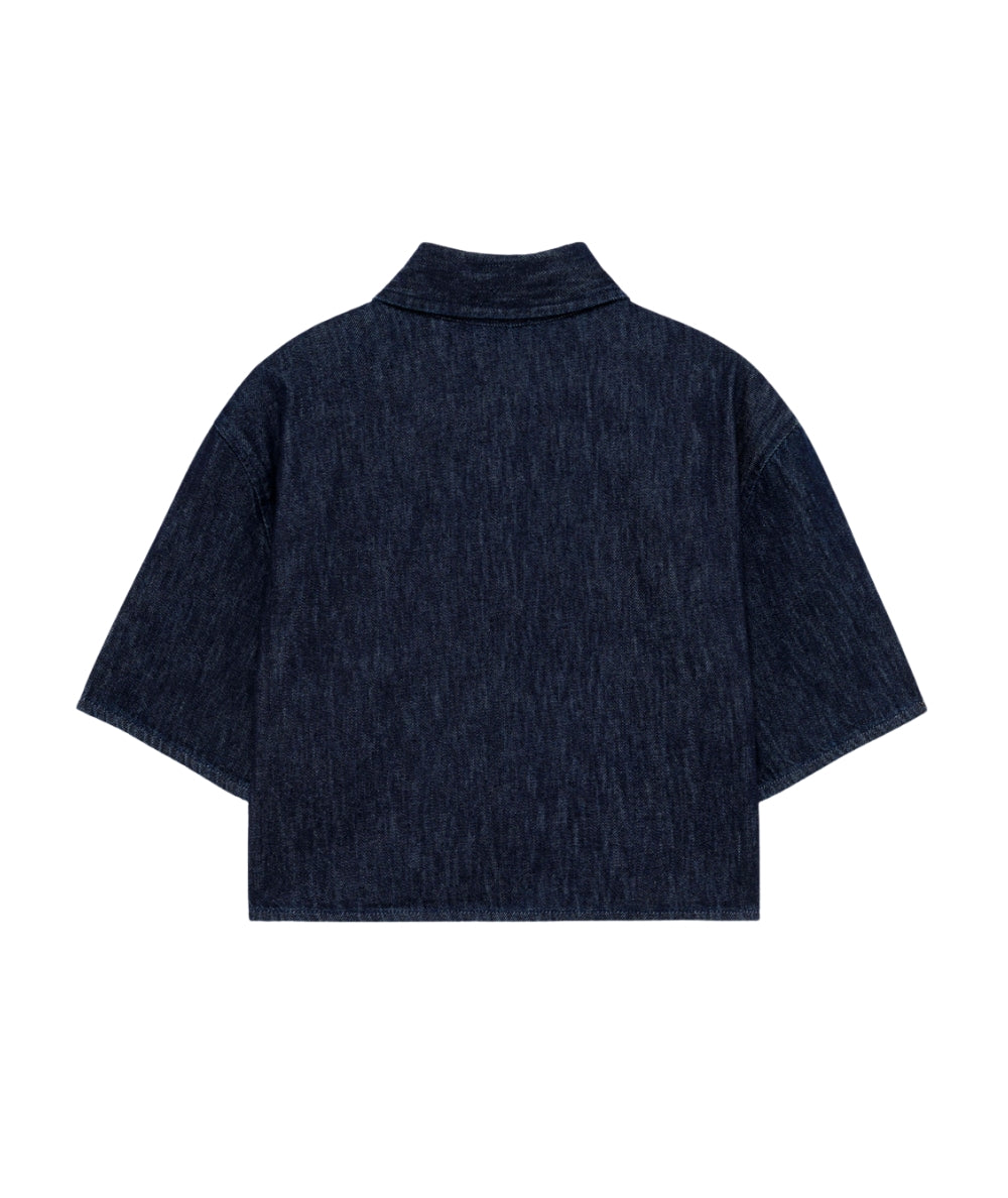 Roy Roger's Camicia in Denim Cropped RND90141D6850021 Denim