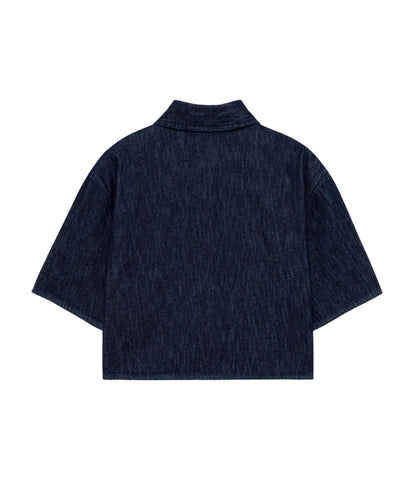 Roy Roger's Camicia in Denim Cropped RND90141D6850021 Denim