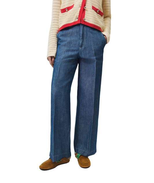 Roy Roger's Jeans a Palazzo in Chambray RND90281D738 0021 Denim