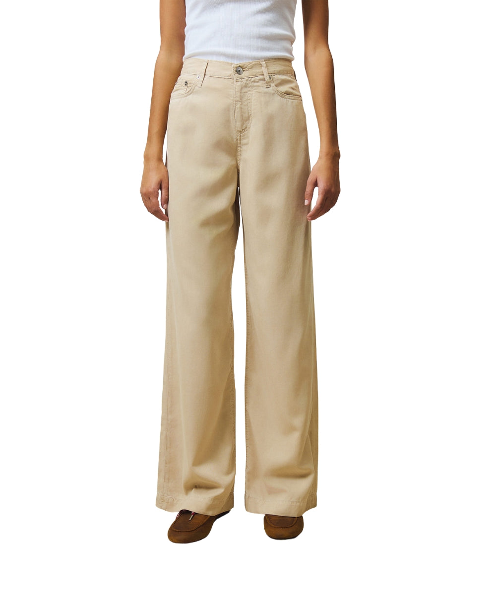 Roy Roger's Pantalone a Palazzo Marta RND091CR560569 Beige