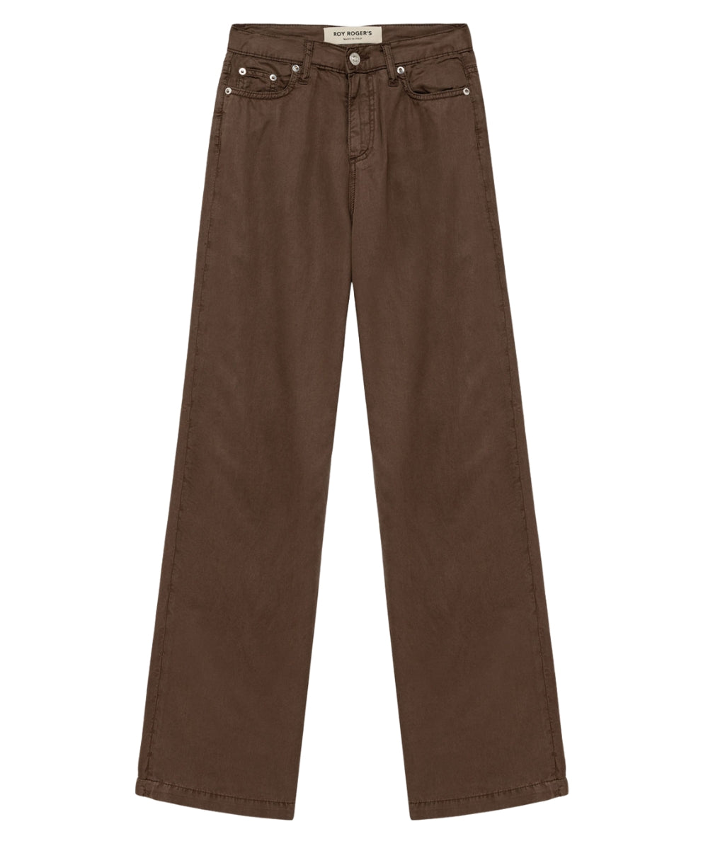 Roy Roger's Pantalone a Palazzo Marta RND091CR560569 Marrone
