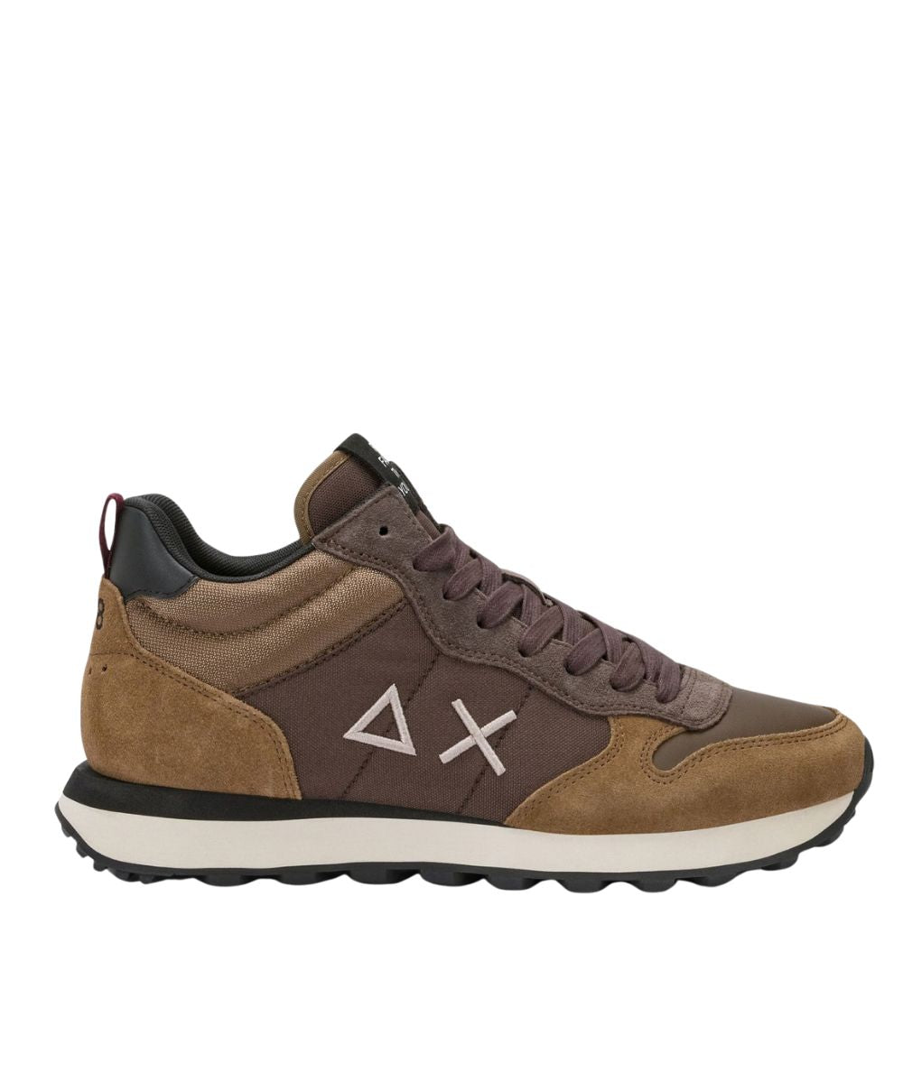 SUN68 Sneakers in Nylon e Suede Tom 2.0 Mid Z46118 Marrone