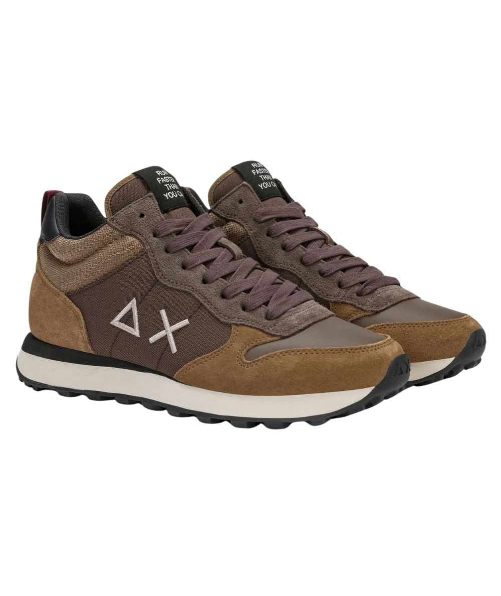 SUN68 Sneakers in Nylon e Suede Tom 2.0 Mid Z46118 Marrone