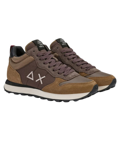 SUN68 Sneakers in Nylon e Suede Tom 2.0 Mid Z46118 Marrone